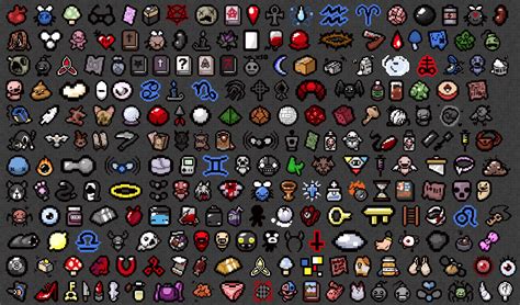 binding of isaac item list.